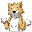 😋 emoji Duke Corgi Telegram sticker 16 of 69