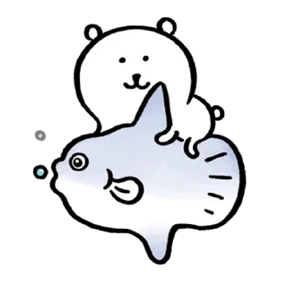 🐟 emoji Kakao Joke bear 6 (Feat. Calm & Passion) Telegram sticker 5 of 24