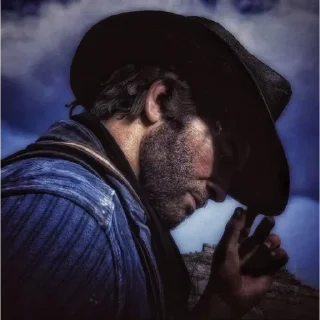 😞 emoji Arthur Morgan Telegram sticker 14 of 20