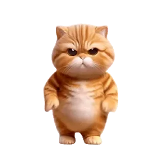 😊 emoji 動感舞星 - 強迫營業 (橘貓) @kal_pc Telegram sticker 4 of 24