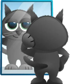 😏 emoji GATO Telegram sticker 9 of 16