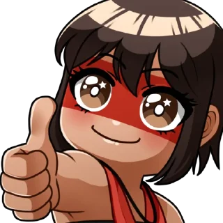 👍 emoji 🌟 @BeahtrizYori 🌟 Telegram sticker 8 of 18