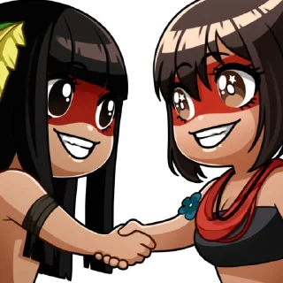 🤝 emoji 🌟 @BeahtrizYori 🌟 Telegram sticker 15 of 18