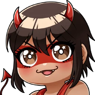 😈 emoji 🌟 @BeahtrizYori 🌟 Telegram sticker 16 of 18