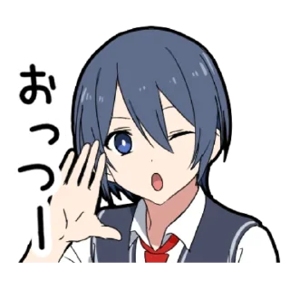 🤭 emoji Otaku Boy Telegram sticker 9 of 41