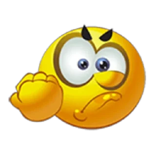 🤬 emoji bolita amarilla Telegram sticker 10 of 37