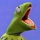 📣 emoji kermit Telegram sticker 23 of 62