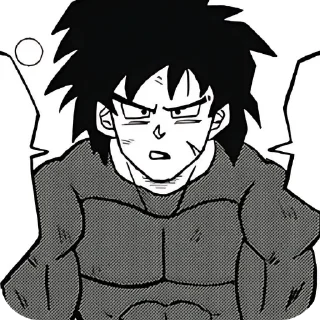 👍 emoji Broly Telegram sticker 6 of 32