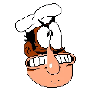 Sticker from Pizza Tower Peppino