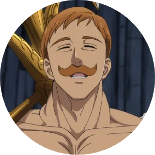 😂 emoji Escanor Telegram sticker 8 of 68