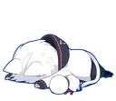 😩 emoji Mafumafu (cat) Telegram sticker 18 of 40