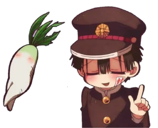 😏 emoji Hanako kun Telegram sticker 9 of 23