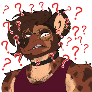 ❓ emoji Ryan Yeen Telegram sticker 7 of 110