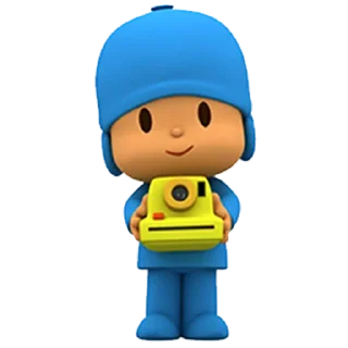 📸 emoji Pocoyo Telegram sticker 22 of 24