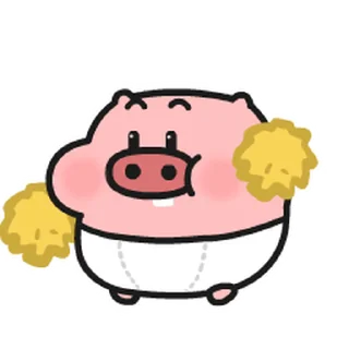 😊 emoji 菜猪宝宝 2 / 菜豬寶寶 2 Telegram sticker 6 of 16