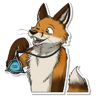 📿 emoji Jasper Fox Telegram sticker 1 of 90