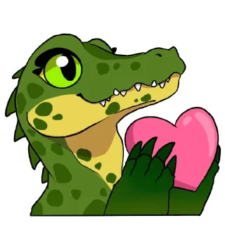 Sticker from Pancake Crocodile