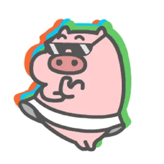 Sticker from 乖巧的菜豬1 @kal_pc
