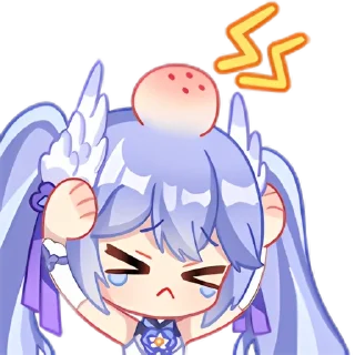 😣 emoji A-SOUL Telegram sticker 11 of 120