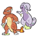😣 emoji Byzil's Creature Pack Telegram sticker 22 of 120