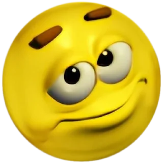 😏 emoji Goofin around Telegram sticker 12 of 120