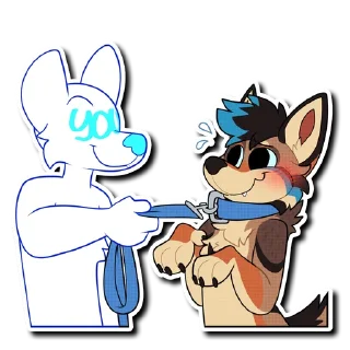 🐶 emoji Echo Telegram sticker 8 of 16