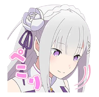 🙂 emoji emilia Telegram sticker 7 of 37