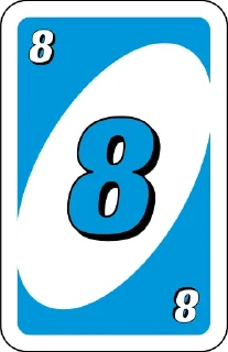 💙 emoji Uno Cards Telegram sticker 9 of 108