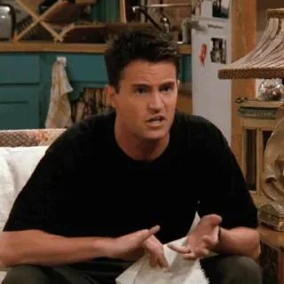 😐 emoji Chandler Telegram sticker 9 of 53