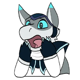 😱 emoji Not A Sergal Telegram sticker 19 of 62