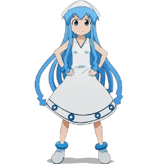 😊 emoji Shinryaku! Ika Musume イカ娘 Telegram sticker 17 of 90