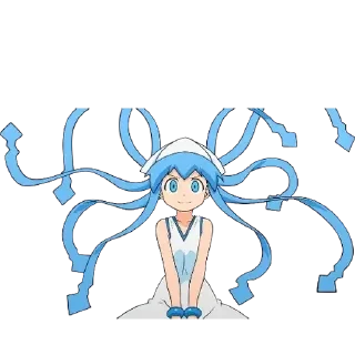 😊 emoji Shinryaku! Ika Musume イカ娘 Telegram sticker 22 of 90