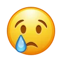 😢 emoji Animated Emoji Telegram sticker 7 of 599