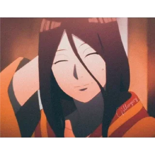 🌼 emoji Hanabi Hyuuga 🧡 Telegram sticker 24 of 41