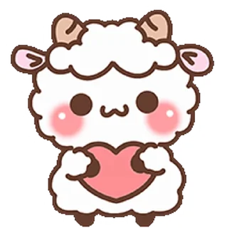 🐏 emoji Domba Lucu Animated • @xxyuji Telegram sticker 16 of 19