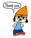 Sticker from PaRappa the Rapper