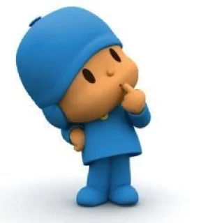 😐 emoji pocoyo Telegram sticker 12 of 16