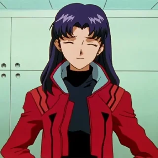 🙂 emoji Misato Chads Telegram sticker 24 of 25