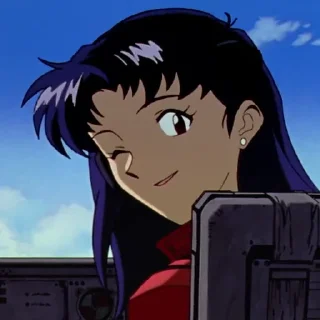 😉 emoji Misato Chads Telegram sticker 22 of 25