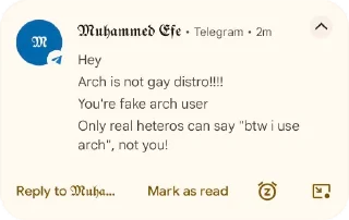 🏳️‍🌈 emoji btw I use Arch (by @ddepau) Telegram sticker 12 of 15