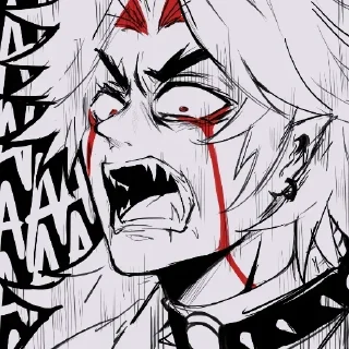 😱 emoji Arataki Gang Telegram sticker 14 of 87