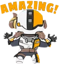 🙌 emoji Destiny Companion Stickers Telegram sticker 17 of 27