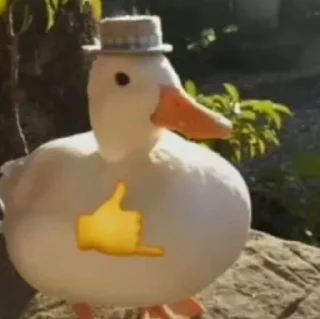 🦆 emoji FBI Telegram sticker 9 of 18