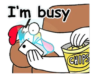 😊 emoji Chicken Bro Lazy Mode (雞雞兄弟) @kal_pc Telegram sticker 7 of 16