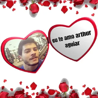❤️ emoji Arthur Aguiar - BBB 22 by @missamericandream Telegram sticker 2 of 28