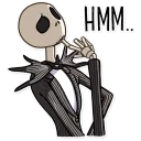 🤔 emoji The Nightmare Before Christmas Telegram sticker 10 of 35