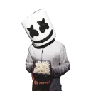 😗 emoji Marshmello Telegram sticker 14 of 20