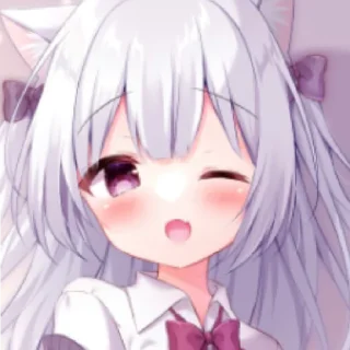 💫 emoji Anime girl cute Aljdia Uzumaki💞💘 Telegram sticker 17 of 40