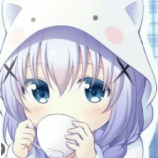 💫 emoji Anime girl cute Aljdia Uzumaki💞💘 Telegram sticker 15 of 40