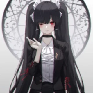 💫 emoji Anime girl cute Aljdia Uzumaki💞💘 Telegram sticker 2 of 40